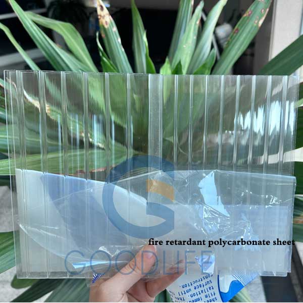 Polycarbonate Rural Fire Fire-Retardant Polycarbonate Sheets B1 Certified | GOODLIFE | GOODLIFE